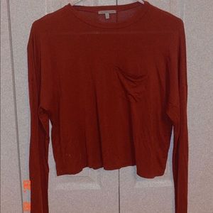 Dark orange shirt
